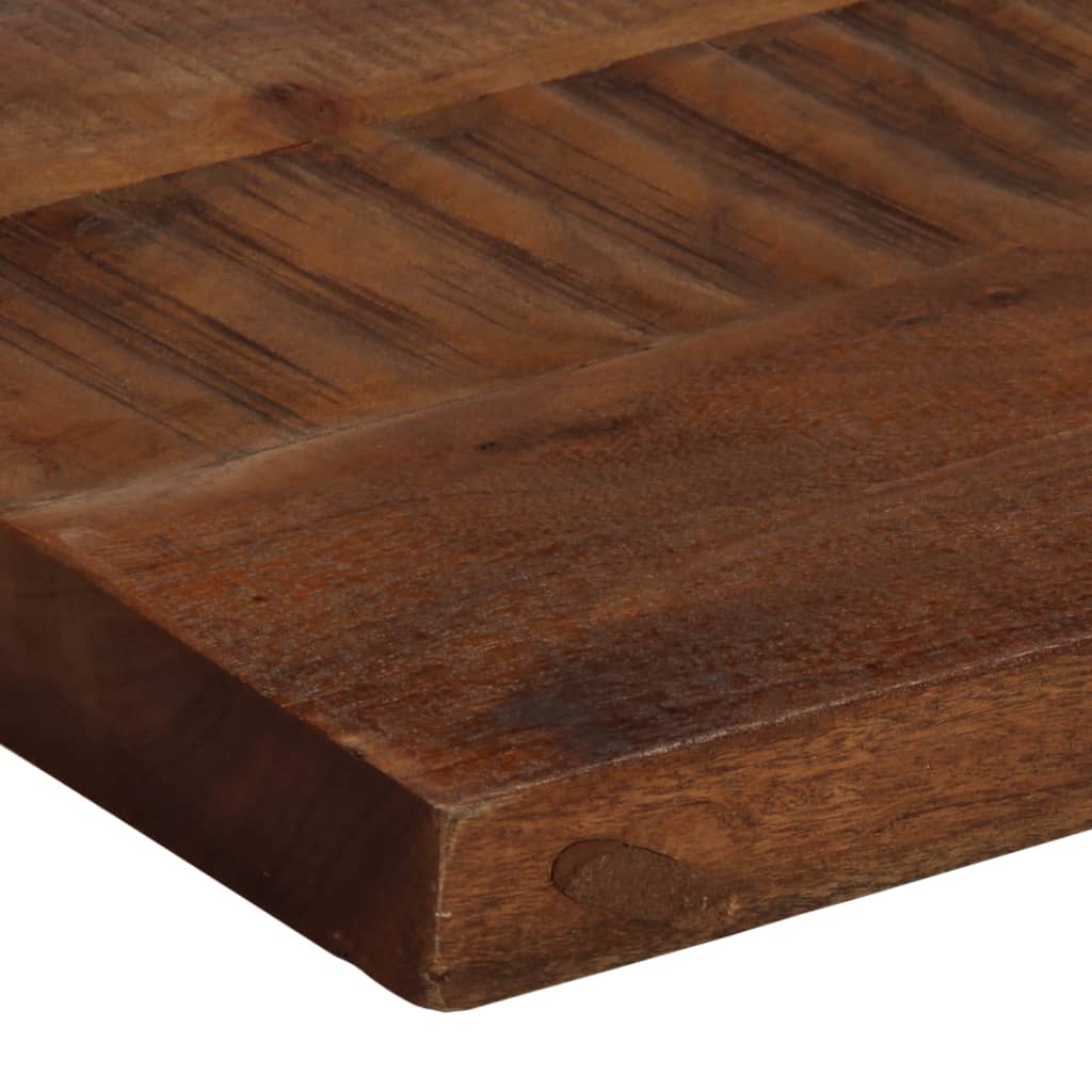 Bordplate 100x40x3,8 cm rektangulær gjenvunnet heltre