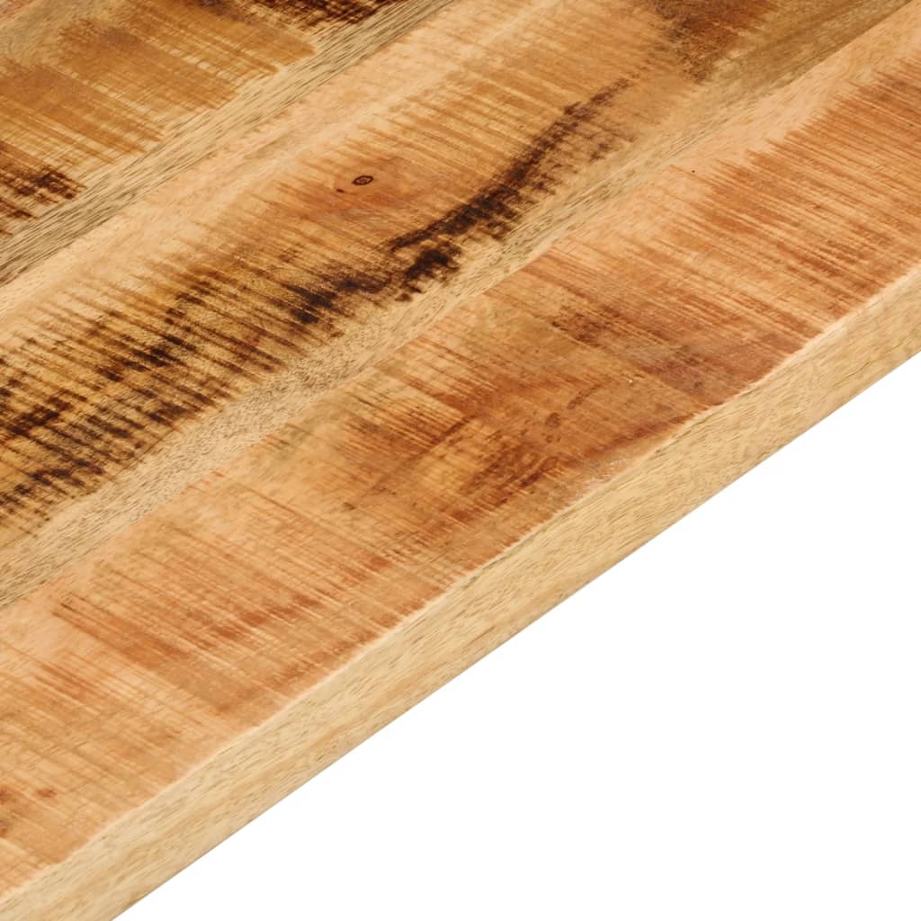 Bordplate 180x30x2,5 cm rektangulær grovt heltre mango