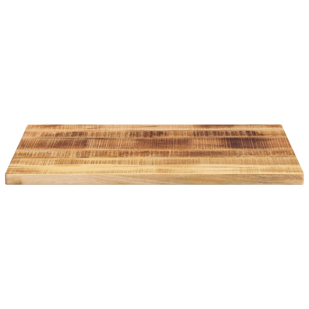 Bordplate 80x50x2,5 cm rektangulær grovt heltre mango