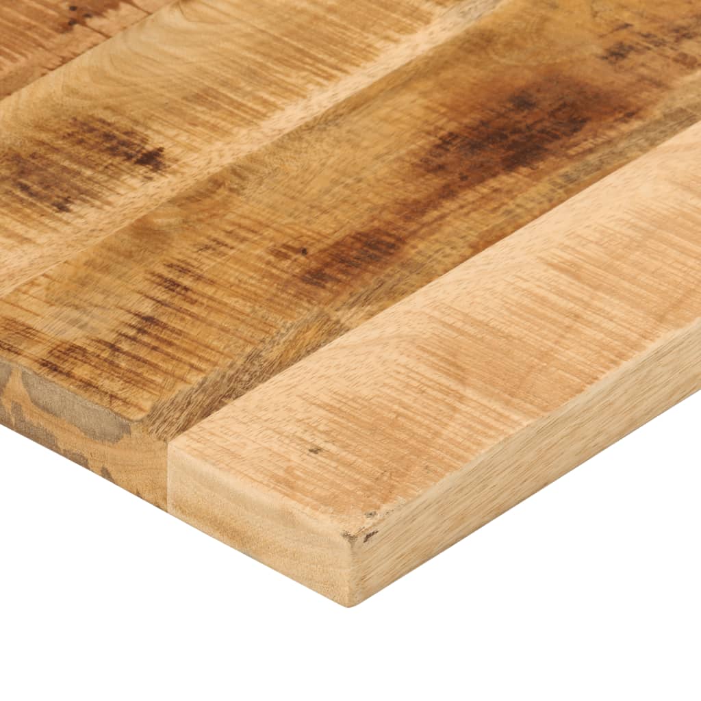 Bordplate 110x50x2,5 cm rektangulær grovt heltre mango vidaXL
