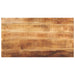 Bordplate 120x50x2,5 cm rektangulær grovt heltre mango vidaXL