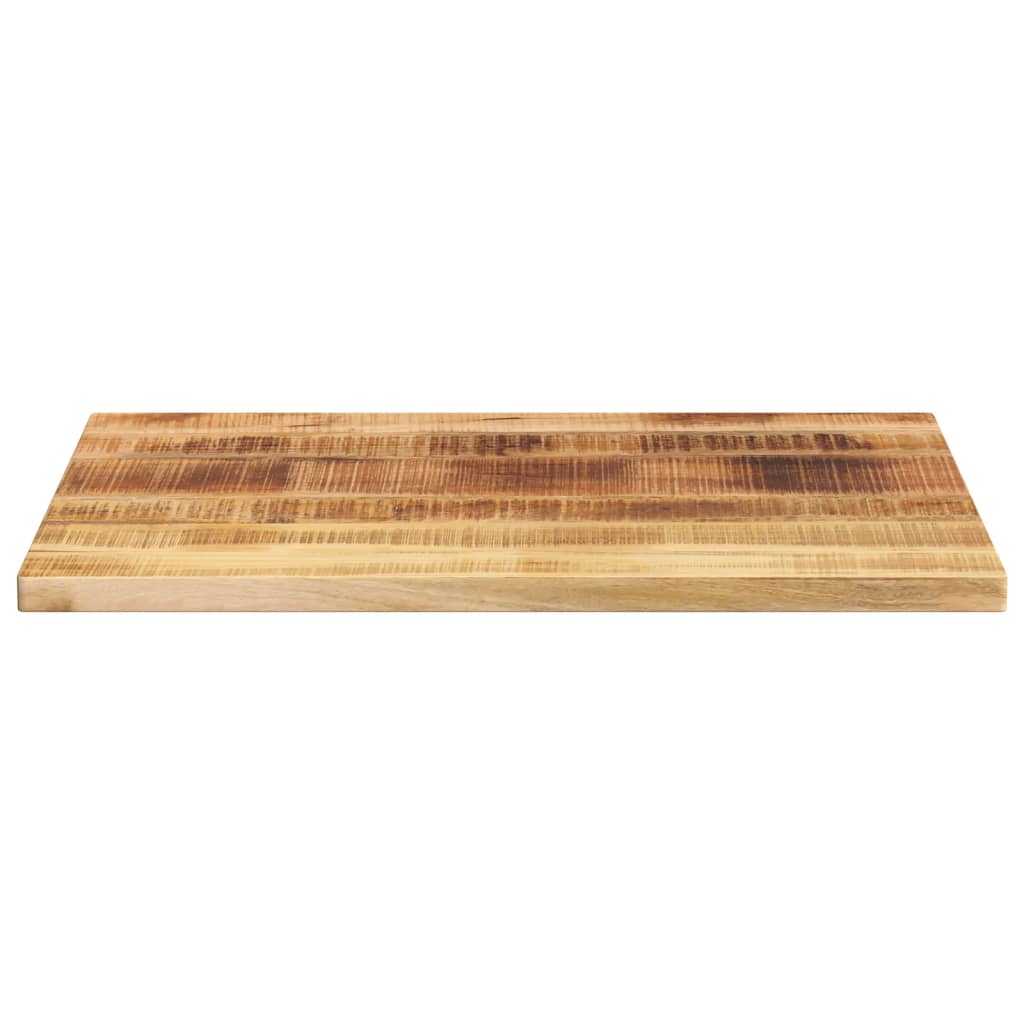 Bordplate 80x60x1,5 cm rektangulær grovt heltre mango