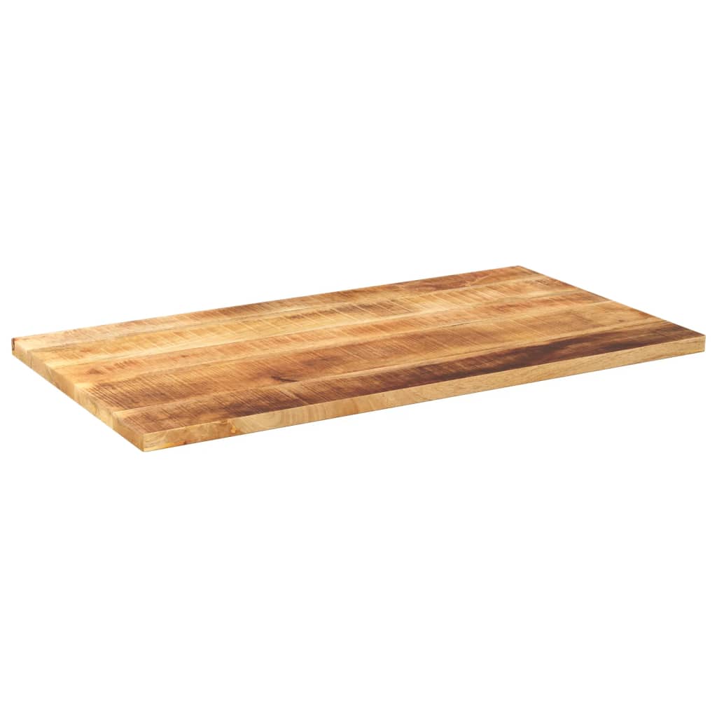 Bordplate 110x60x2,5 cm rektangulær grovt heltre mango vidaXL