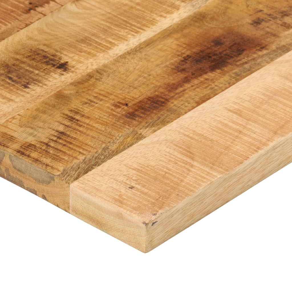 Bordplate 110x60x2,5 cm rektangulær grovt heltre mango vidaXL