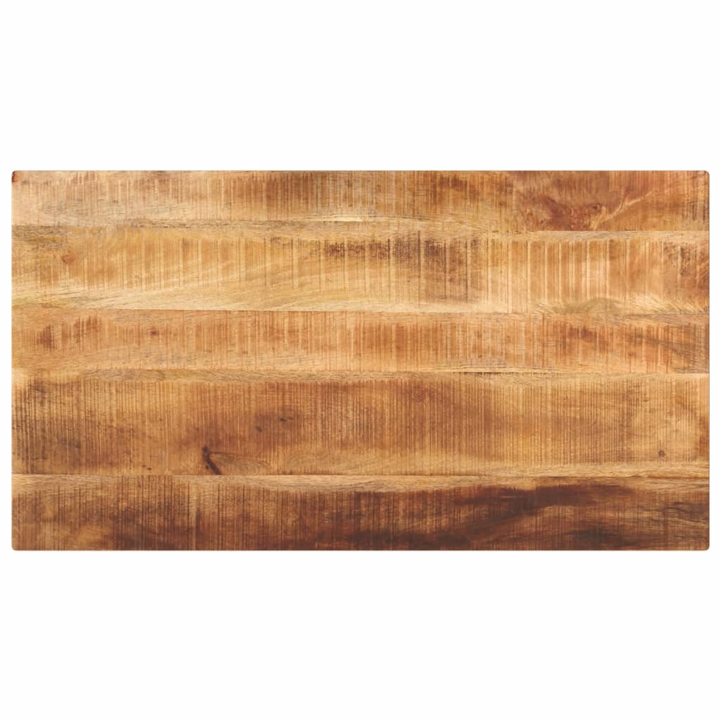 Bordplate 120x70x2,5 cm rektangulær grovt heltre mango vidaXL