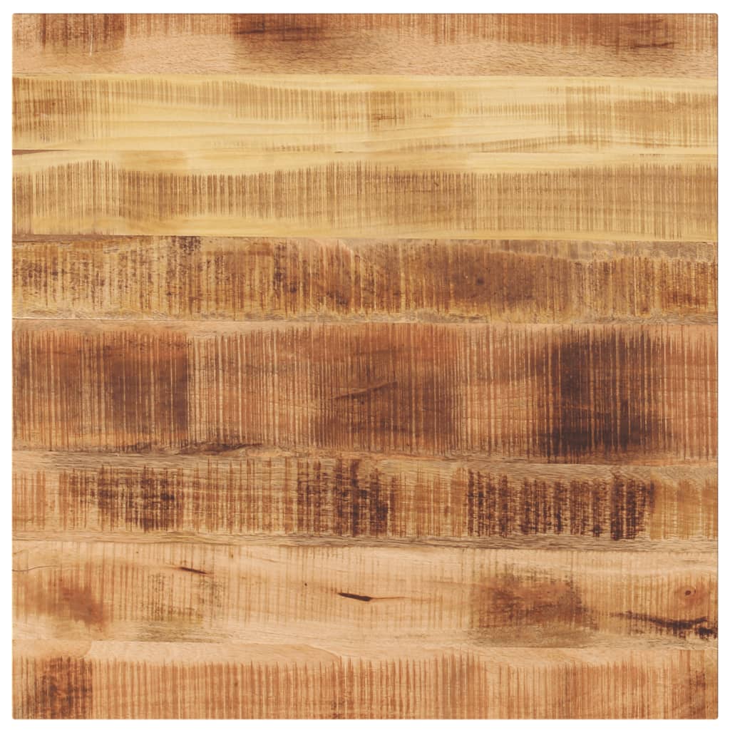 Bordplate 80x80x1,5 cm firkantet grovt heltre mango vidaXL