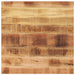 Bordplate 90x90x2,5 cm firkantet grovt heltre mango vidaXL