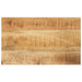 Bordplate 60x20x3,8 cm rektangulær grovt heltre mango