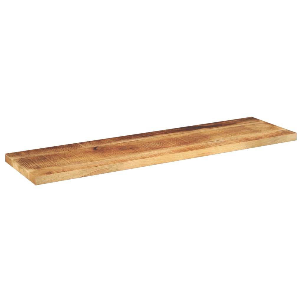 Bordplate 100x20x3,8 cm rektangulær grovt heltre mango vidaXL