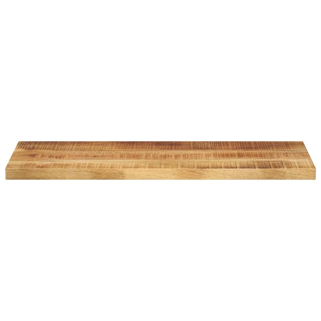 Bordplate 70x40x3,8 cm rektangulær grovt heltre mango