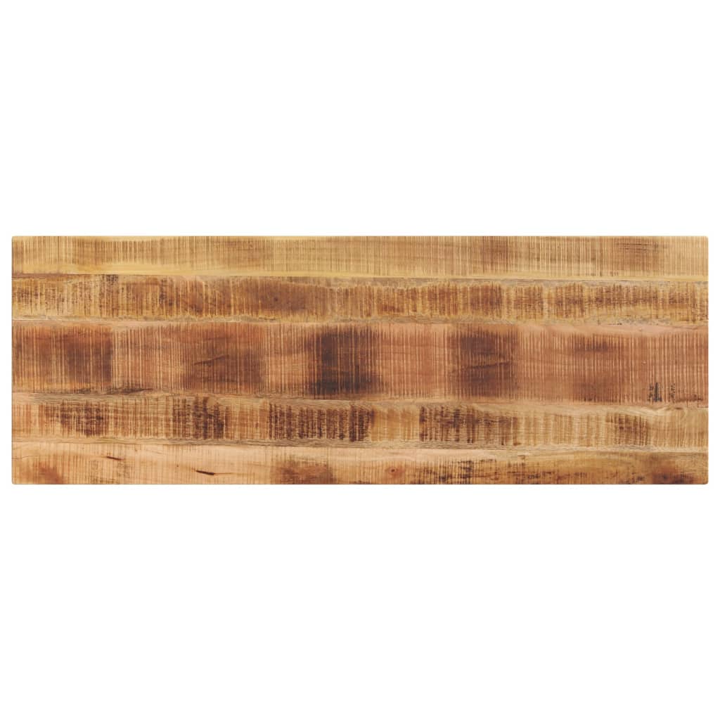 Bordplate 140x50x3,8 cm rektangulær grovt heltre mango vidaXL