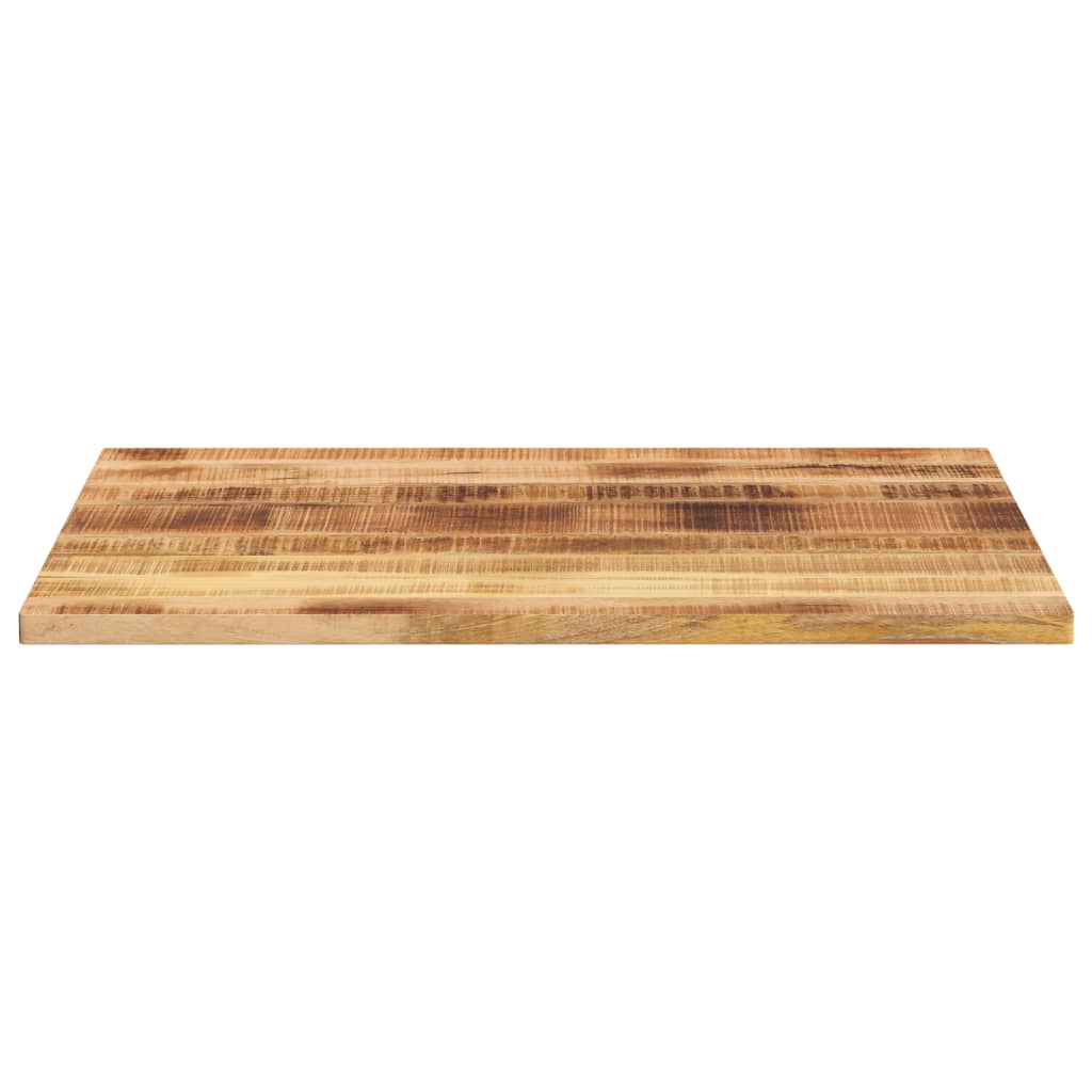 Bordplate 90x80x3,8 cm rektangulær grovt heltre mango vidaXL