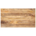 Bordplate 110x50x2,5 cm rektangulær heltre mango vidaXL