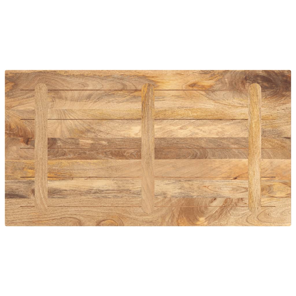 Bordplate 110x50x2,5 cm rektangulær heltre mango vidaXL