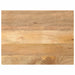 Bordplate 90x60x2,5 cm rektangulær heltre mango