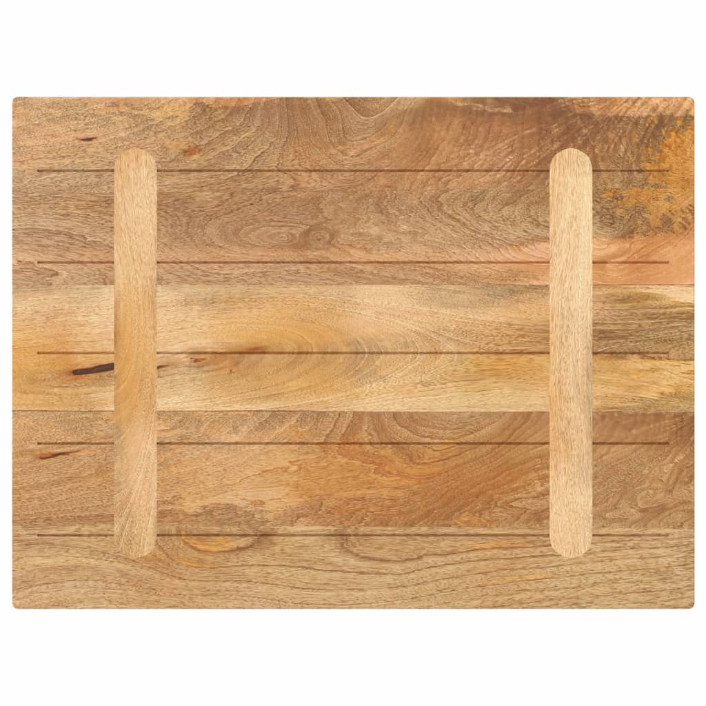 Bordplate 90x60x2,5 cm rektangulær heltre mango
