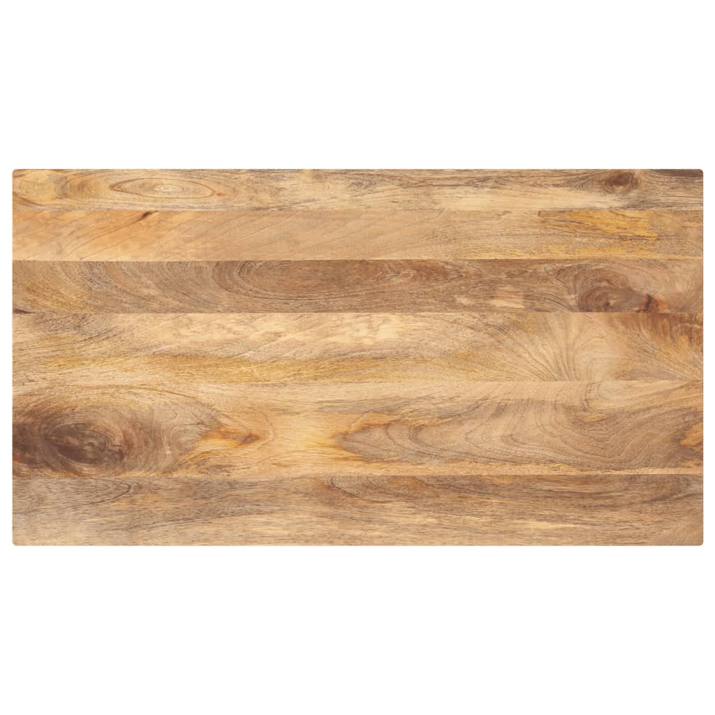 Bordplate 110x70x2,5 cm rektangulær heltre mango vidaXL
