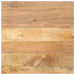 Bordplate 80x80x2,5 cm firkantet heltre mango vidaXL