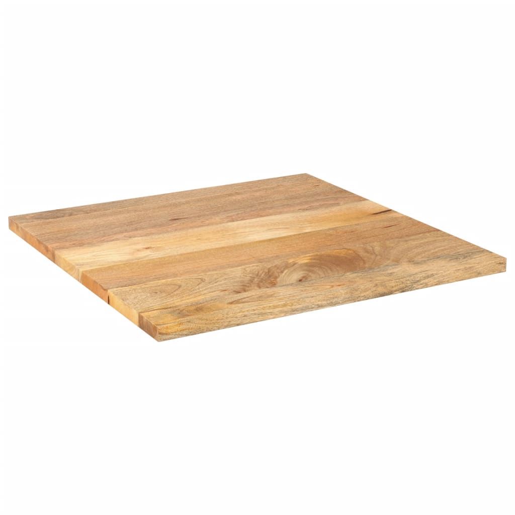 Bordplate 80x80x2,5 cm firkantet heltre mango vidaXL