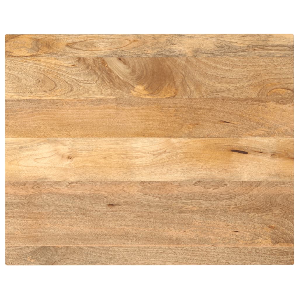 Bordplate 90x80x2,5 cm rektangulær heltre mango vidaXL