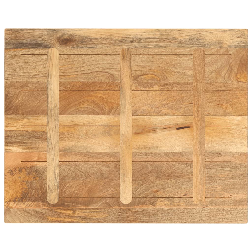 Bordplate 90x80x2,5 cm rektangulær heltre mango vidaXL