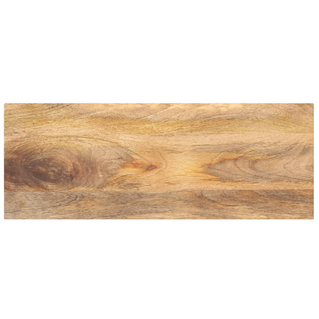 Bordplate 90x40x3,8 cm rektangulær heltre mango