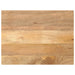 Bordplate 80x60x3,8 cm rektangulær heltre mango vidaXL