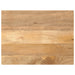 Bordplate 90x70x3,8 cm rektangulær heltre mango