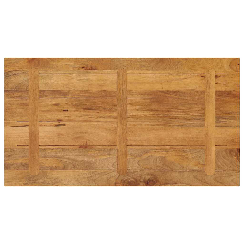 Bordplate 100x60x2,5 cm rektangulær heltre mango