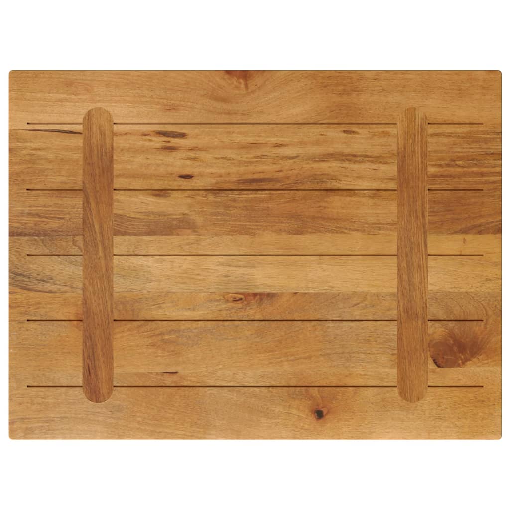 Bordplate 90x70x2,5 cm rektangulær heltre mango