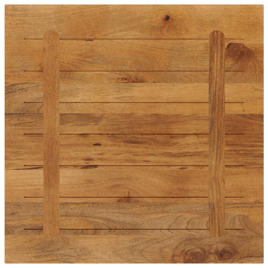 Bordplate 80x80x2,5 cm firkantet heltre mango
