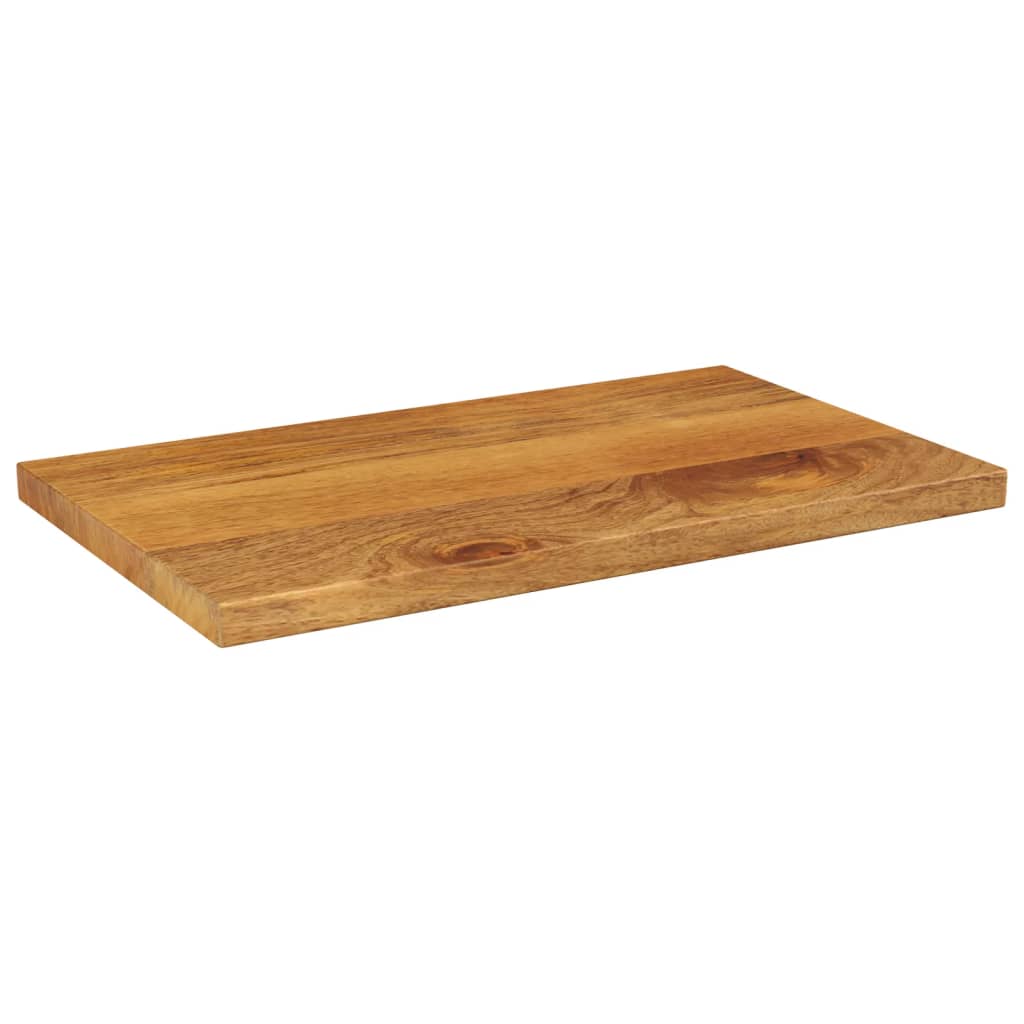 Bordplate 50x30x3,8 cm rektangulær heltre mango