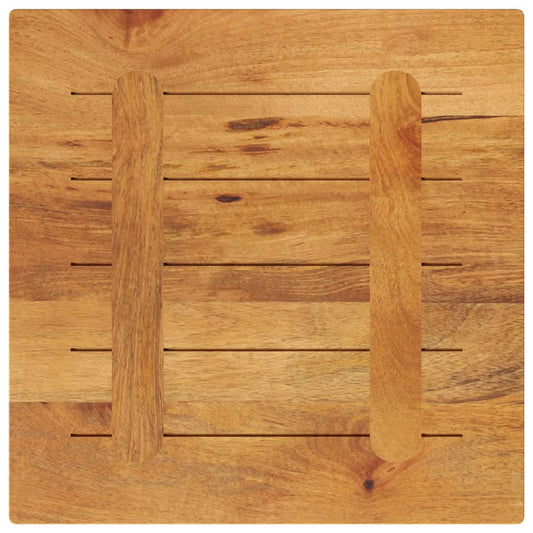 Bordplate 40x40x3,8 cm firkantet heltre mango