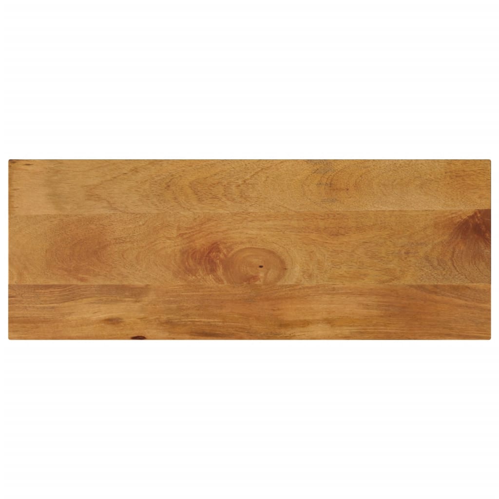 Bordplate 80x40x3,8 cm rektangulær heltre mango