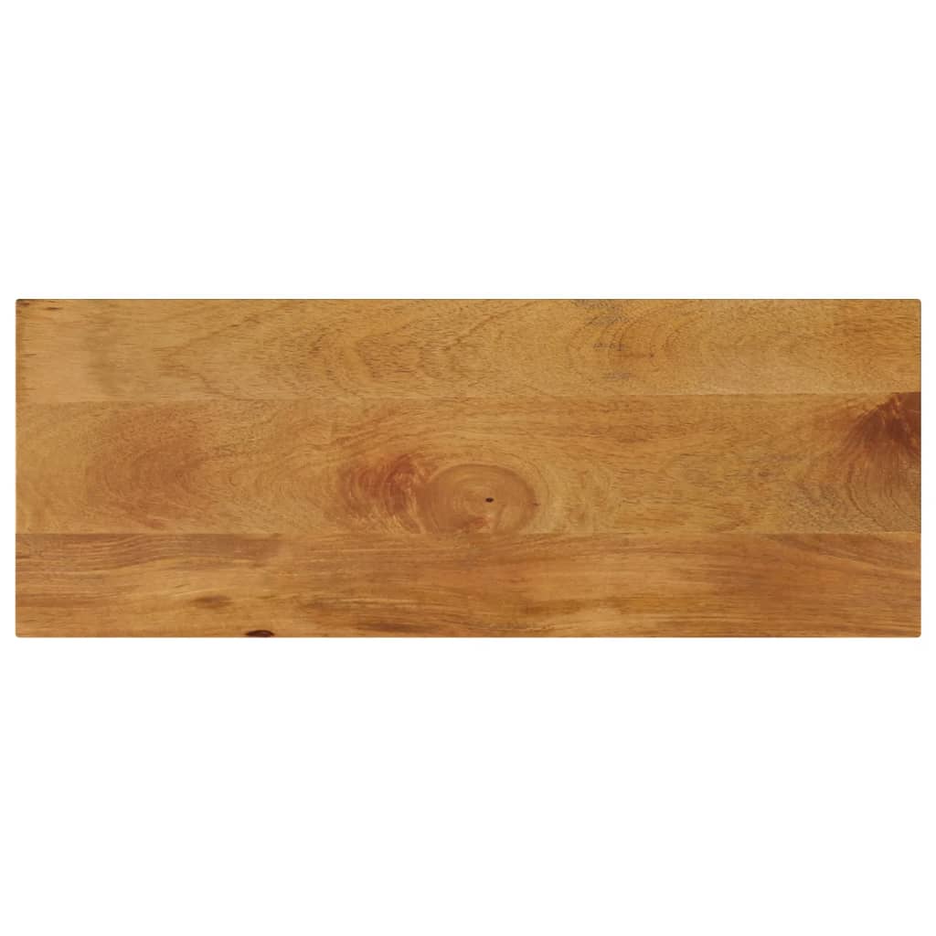 Bordplate 90x40x3,8 cm rektangulær heltre mango