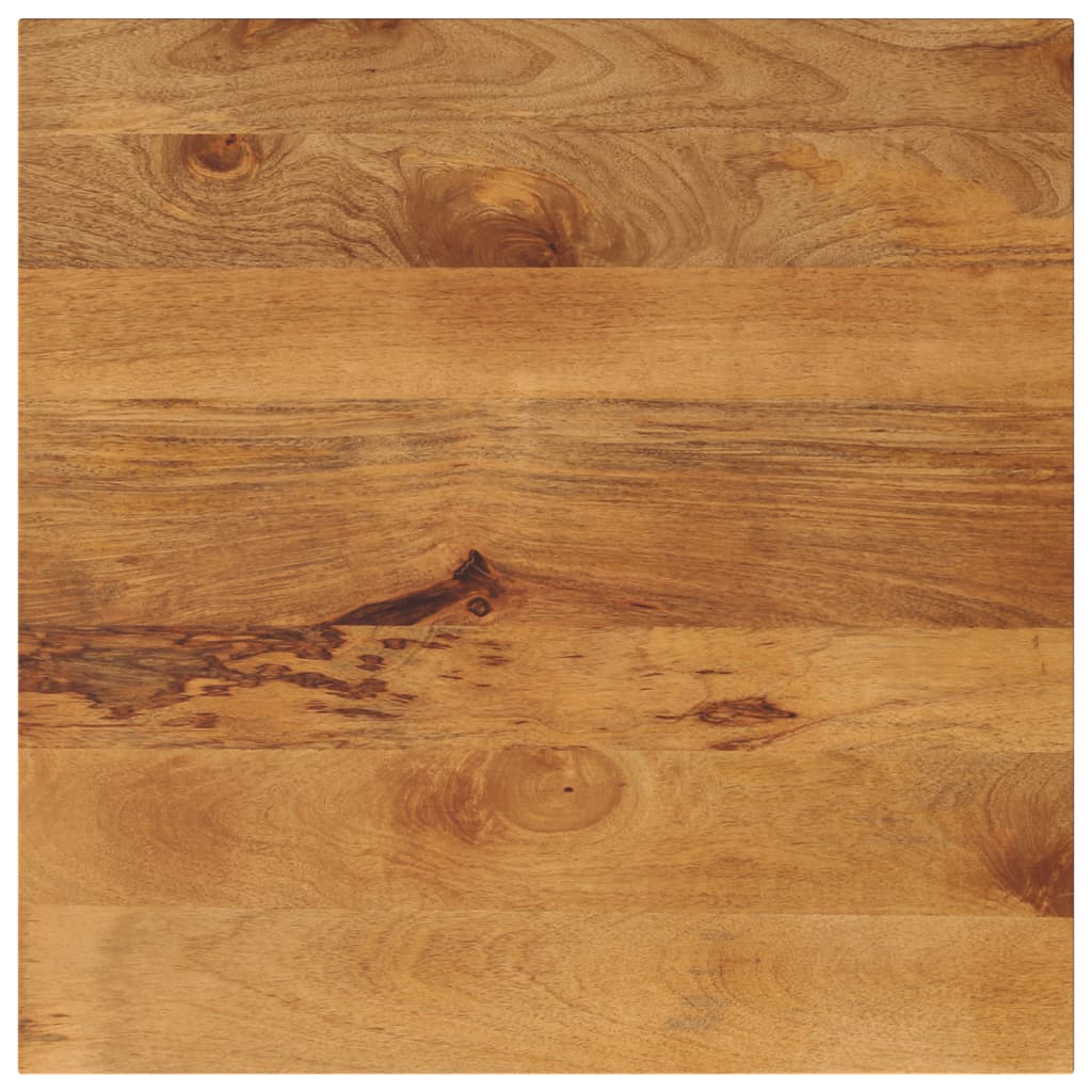 Bordplate 70x70x3,8 cm firkantet heltre mango vidaXL