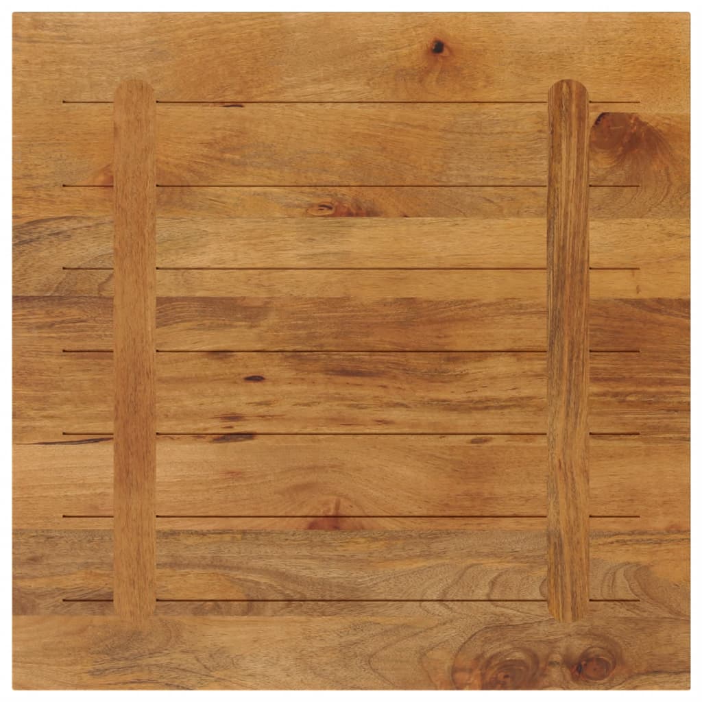 Bordplate 70x70x3,8 cm firkantet heltre mango vidaXL