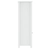 Baderomsskap BERG hvit 40x34x110 cm heltre furu