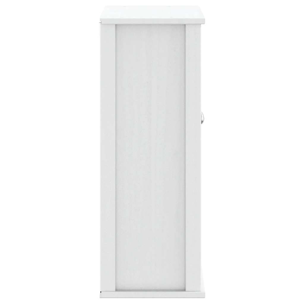 Baderomsskap BERG hvit 69,5x27x71,5 cm heltre furu vidaXL