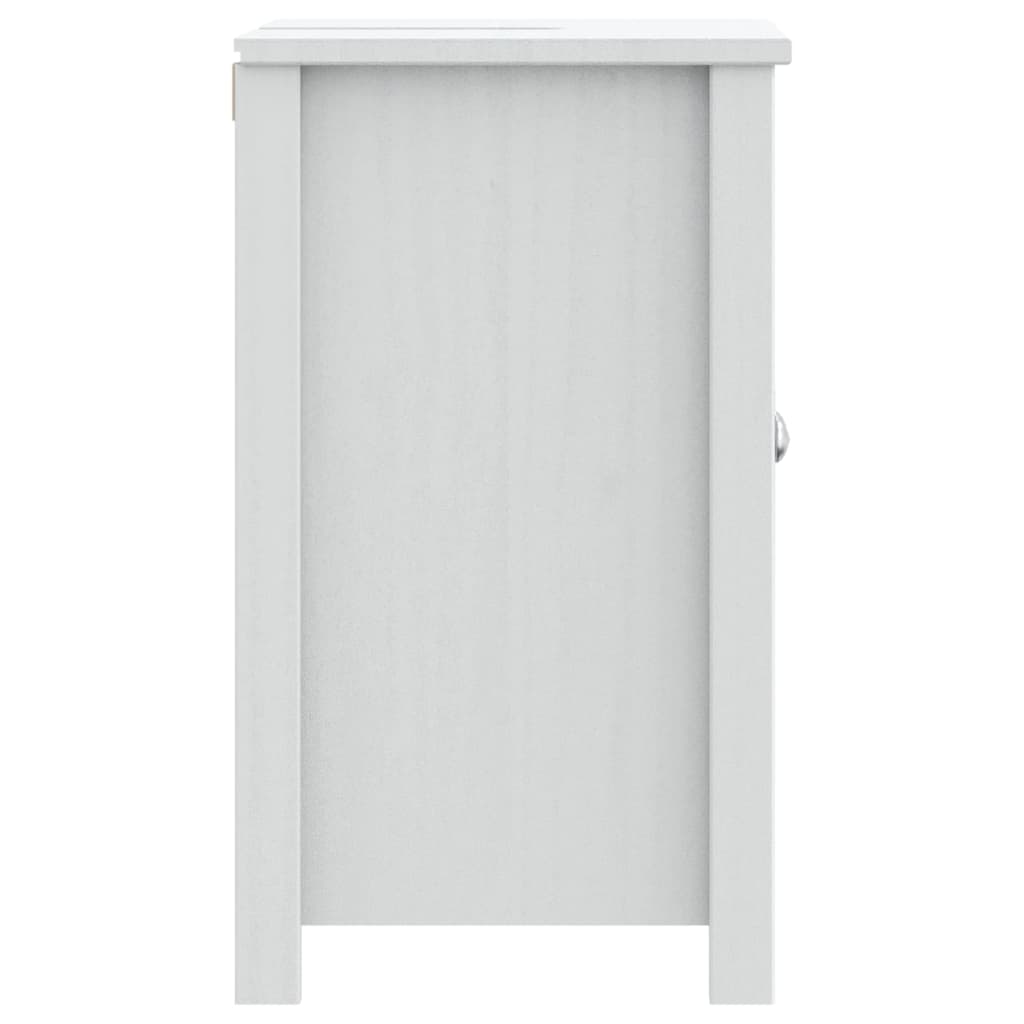 Baderomsskap BERG hvit 60x34x59 cm heltre furu