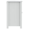 Baderomsskap BERG hvit 60x34x59 cm heltre furu