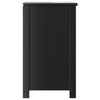 Baderomsskap BERG svart 60x34x59 cm heltre furu