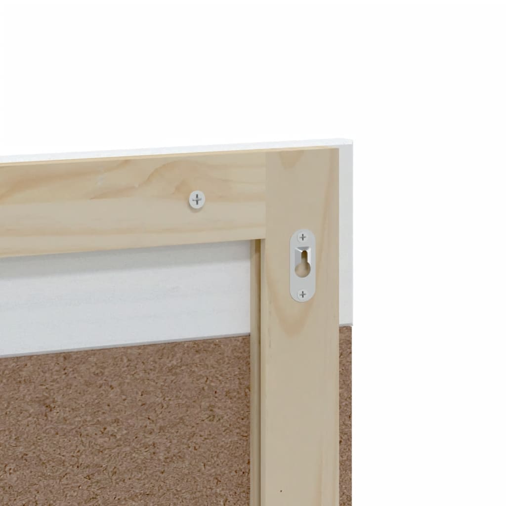 Baderomsspeil med hylle BERG hvit 60x12x70 cm heltre vidaXL