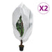 Plantefleecetrekk med glidelås 2 stk 70 g/m² 3,93x3,5 m