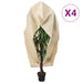 Plantefleecetrekk med glidelås 4 stk 70 g/m² 3,14x2,5 m
