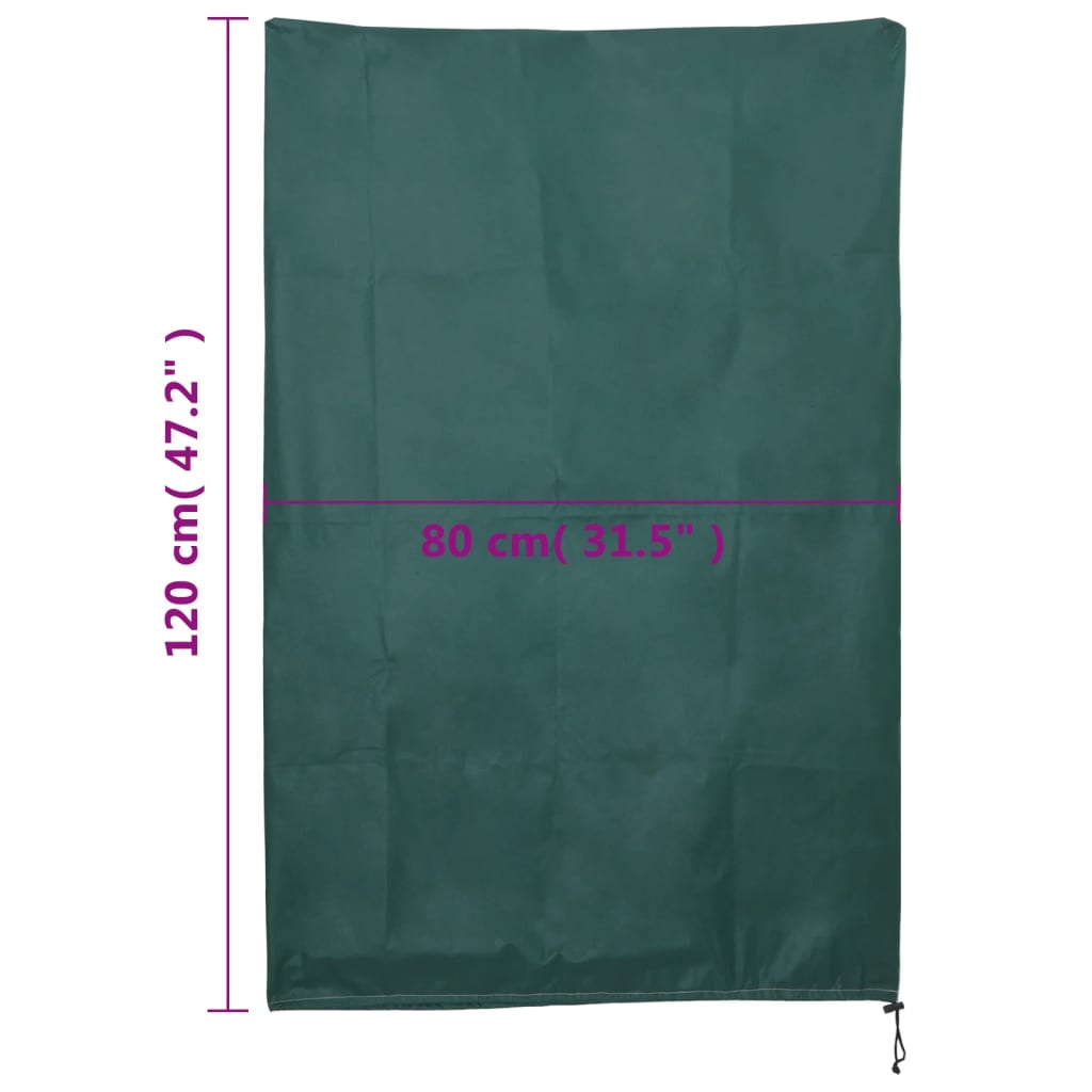 Plantefleecetrekk med snor 12 stk 70 g/m² 0,8x1,2 m