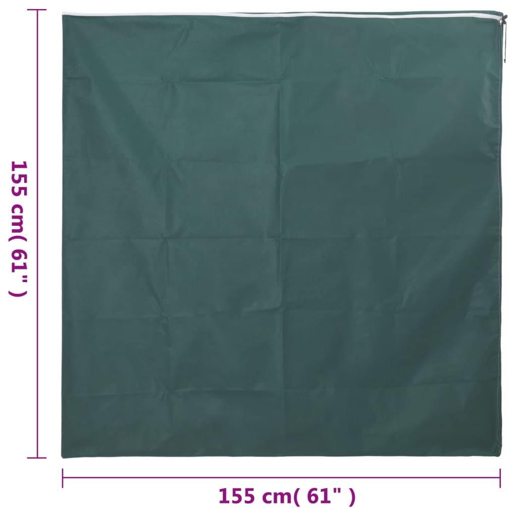 Plantefleecetrekk med glidelås 10 stk 70 g/m² 1,55x1,55 m
