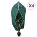Plantefleecetrekk med glidelås 4 stk 70 g/m² 3,14x2,5 m