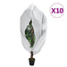 Plantefleecetrekk med glidelås 10 stk 70 g/m² 3,93x3 m