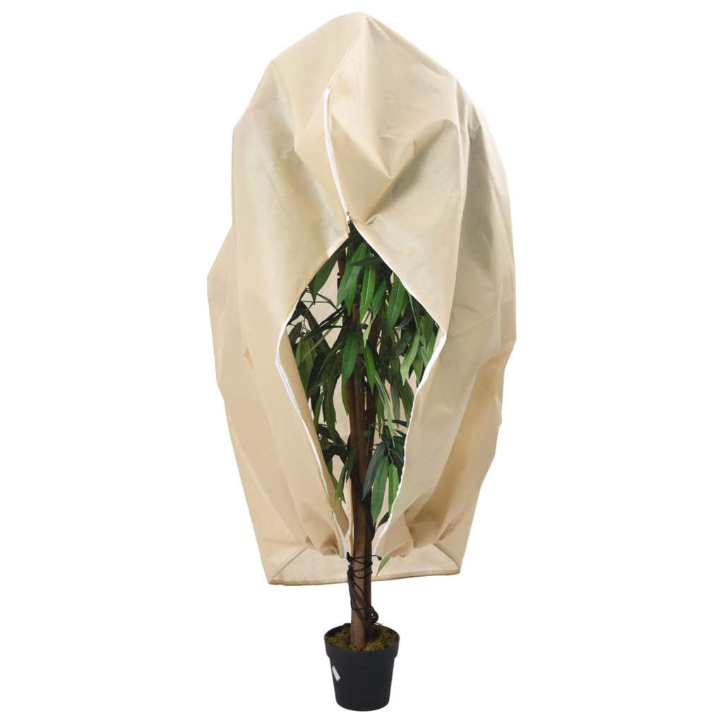Plantefleecetrekk med glidelås 10 stk 70 g/m² 3,93x3,5 m